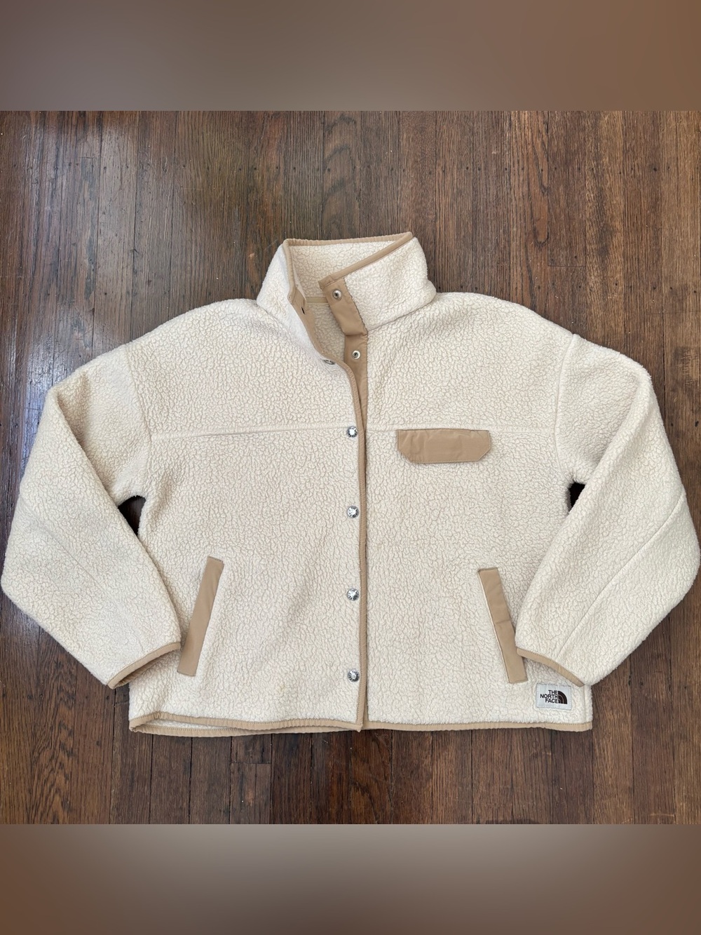 The North Face Cragmont Fleece Jacket Women’s M in Bleached Sand/Hawthorne Khaki